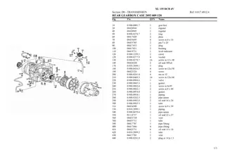 HURLIMANN XL 155 dcr 4v Tier 3 Tractor Parts Catalogue Manual Instant Download