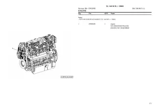 HURLIMANN XL 160 dcr Tier 3 Tractor Parts Catalogue Manual Instant Download (SN 20001 and up)