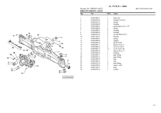 HURLIMANN XL 175 dcr Tier 3 Tractor Parts Catalogue Manual Instant Download (SN 20001 and up)