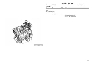 HURLIMANN XL 175 hi-level dcr Tier 3 Tractor Parts Catalogue Manual Instant Download