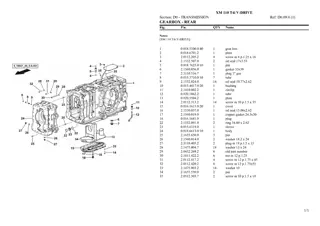 HURLIMANN xm 110 t4i v-drive Tractor Parts Catalogue Manual Instant Download