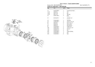 HURLIMANN xm 115 dcr Tier 3 Tractor Parts Catalogue Manual Instant Download (SN zkdl360200th10001 and up)