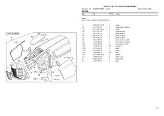 HURLIMANN xm 120 t4i (Tier 4i) Tractor Parts Catalogue Manual Instant Download (SN zkdba102w0th20001 and up)