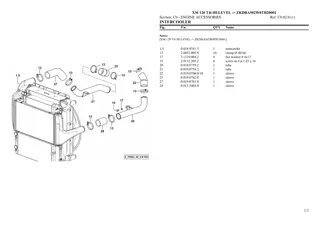 HURLIMANN xm 120 t4i hi-level (Tier 4i) Tractor Parts Catalogue Manual Instant Download (SN zkdba502w0th20001 and up)