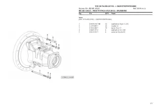 HURLIMANN xm 120 t4i hi-level (Tier 4i) Tractor Parts Catalogue Manual Instant Download (SN zkdy8702w0th10001 and up)