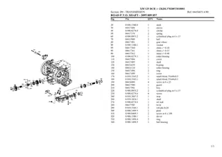 HURLIMANN xm 125 dcr Tier 3 Tractor Parts Catalogue Manual Instant Download (SN zkdl370200th10001 and up)