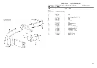 HURLIMANN xm.k 120 t4i (Tier 4i) Tractor Parts Catalogue Manual Instant Download (SN zkdy550200th10001 and up)