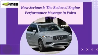 How Serious Is The Reduced Engine Performance Message In Volvo XC90