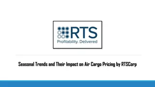 Seasonal Trends and Their Impact on Air Cargo Pricing by RTSCorp