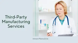 Third-Party Manufacturing Services For Pharma Products