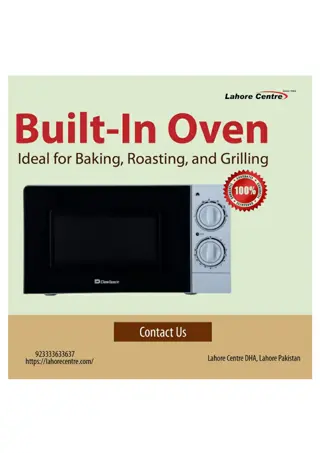 Which Built-In Oven is Ideal for Baking, Roasting, and Grilling?