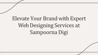 Elevate Your Brand with Expert Web Designing Services at Sampoorna Digi