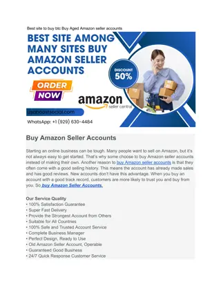 _ Buy Amazon Seller Accounts