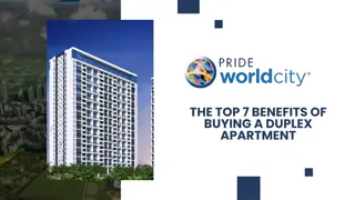 The Top 7 Benefits of Buying a Duplex Apartment | Pride World City Pune