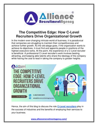 The Competitive Edge How C-Level Recruiters Drive Organizational Growth