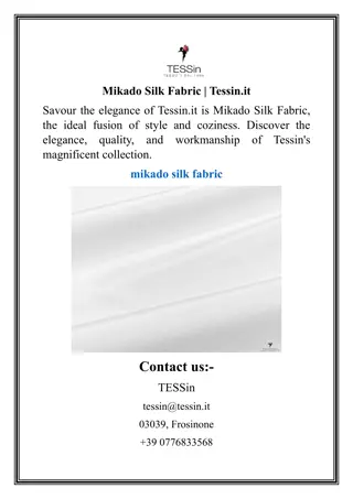 Mikado Silk Fabric Tessin.it