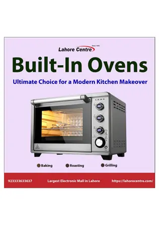 Why Built-In Ovens Are the Ultimate Choice for a Modern Kitchen Makeover