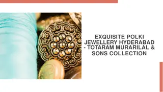 Exquisite Polki Jewellery Hyderabad - Totaram Murarilal & Sons Collection