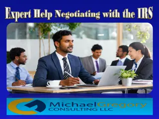 Expert Help Negotiating with the IRS