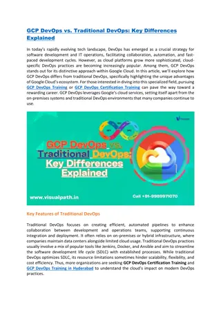 GCP DevOps Certification Training | GCP DevOps Training