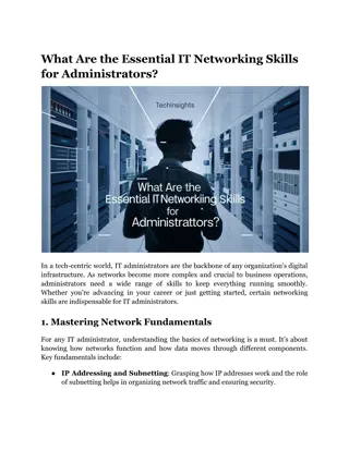 What Are the Essential IT Networking Skills for Administrators