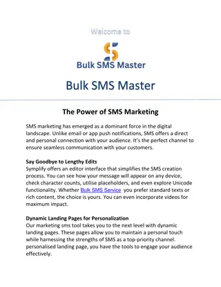 SMS Promotional Campaign | Bulk SMS Master