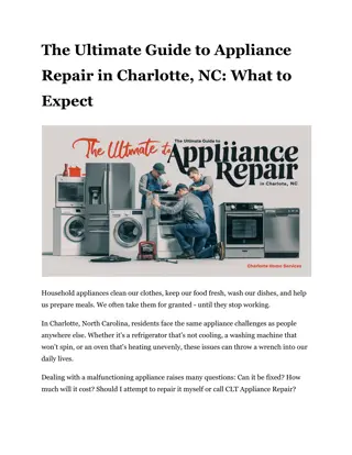 The Ultimate Guide to Appliance Repair in Charlotte, NC_ What to Expect