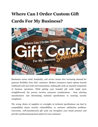 Where Can I Order Custom Gift Cards For My Business_