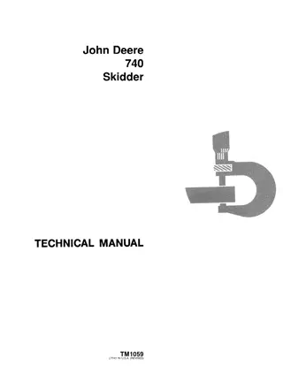 JOHN DEERE 740 Skidder Service Repair Manual Instant Download