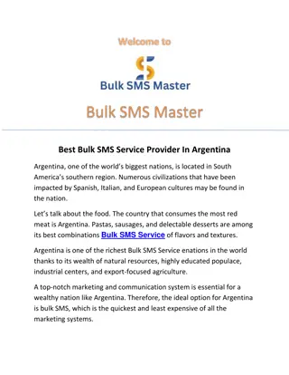 Best Bulk SMS Service Provider In Argentina