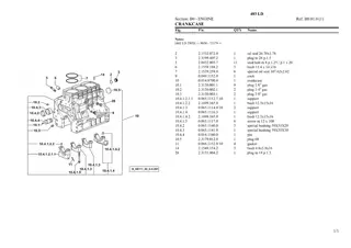 SAME commando trem ii (t1) 403 ld Tractor Parts Catalogue Manual Instant Download