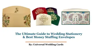 The Ultimate Guide to Wedding Stationery & Best Money Stuffing Envelopes