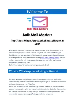 Top 7 Best WhatsApp Marketing Software in 2024