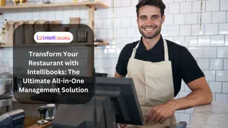 Transform Your Restaurant with Intellibooks The Ultimate All-in-One Management Solution