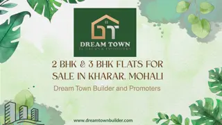 2 BHK & 3 BHK Flats for Sale in Kharar, Mohali by dream town builder and promoters