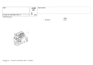 McCormick C-l Europa Tier 2 (2007-2008) - RS50 - 75 Tractor Parts Catalogue Manual Instant Download