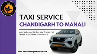 TAXI SERVICE CHANDIGARH TO MANALI by new chandigarh travels.....................