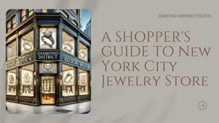 A SHOPPER'S GUIDE TO New York City Jewelry Store