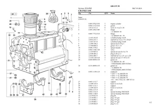 SAME argon 50 Tractor Parts Catalogue Manual Instant Download