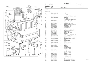 SAME aster 70 Tractor Parts Catalogue Manual Instant Download