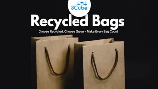 Recycled bags are extra than only a fashion; they’re a step toward a greener pla