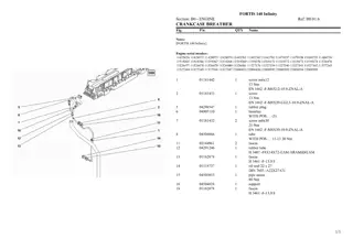 SAME fortis 140 infinity Tractor Parts Catalogue Manual Instant Download