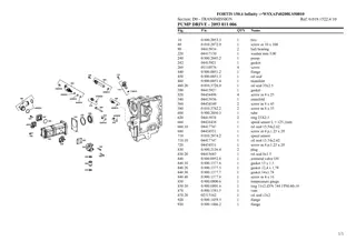 SAME fortis 150.4 infinity Tractor Parts Catalogue Manual Instant Download (SN wsxap40200ls50010 and up)