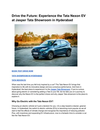 Drive the Future_ Experience the Tata Nexon EV at Jasper Tata Showroom in Hyderabad