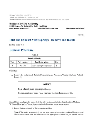 Caterpillar Cat CB-545 Vibratory Compactor (Prefix 2FS) Service Repair Manual Instant Download (2FS00001 and up)