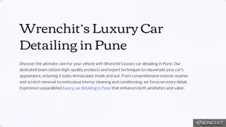 Wrenchit’s Luxury Car Detailing in Pune