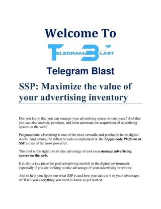 SSP Maximize the value of your advertising inventory