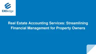 Real Estate Accounting Services_ Streamlining Financial Management for Property Owners