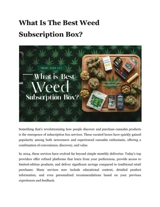 What Is The Best Weed Subscription Box_