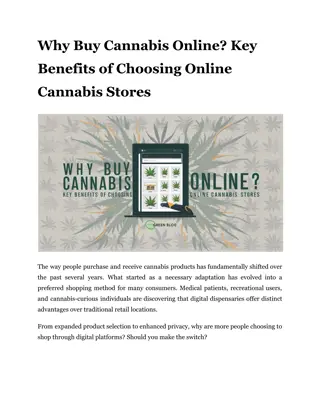 Why Buy Cannabis Online_ Key Benefits of Choosing Online Cannabis Stores